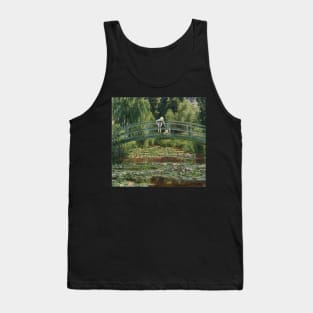 Winnie-The-Pooh in Monet’s garden Tank Top